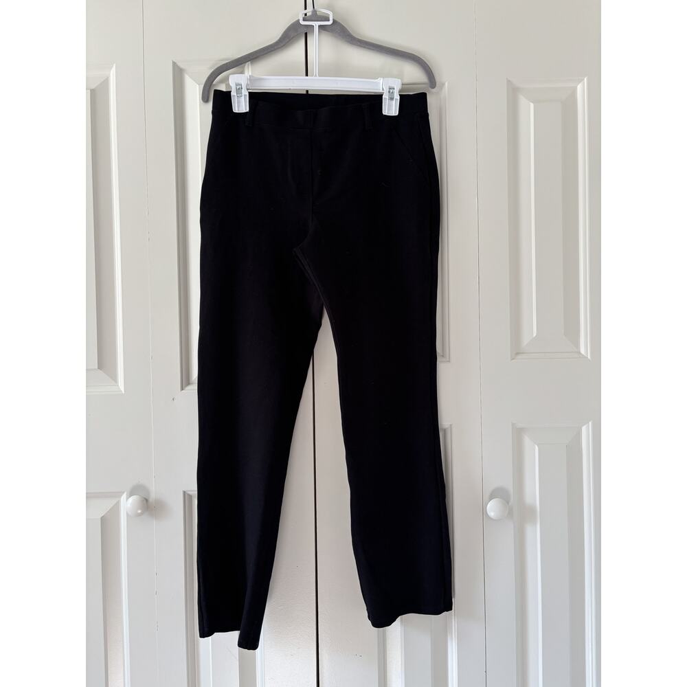 Quince Black Mid-Rise Pants Medium Women - Picture 2 of 8